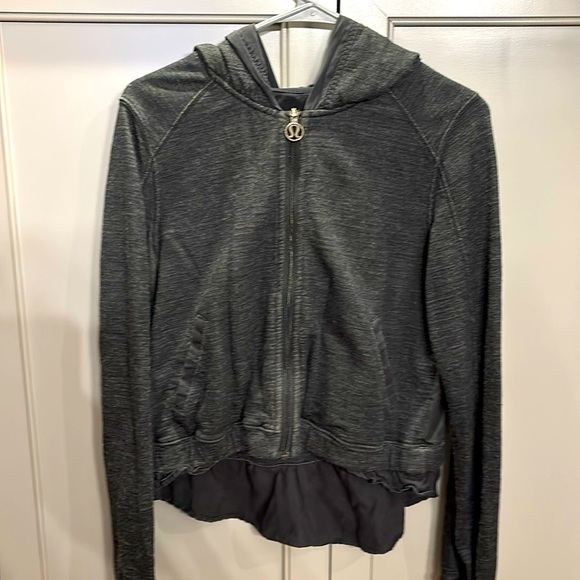 Lululemon Merino Wool Sattva Jacket Size 6 Black - EUC - Picture 2 of 7